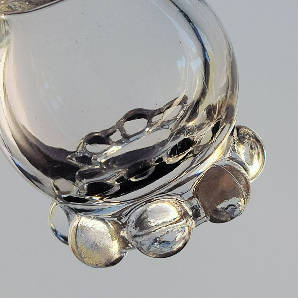 Imperial Glass Candlewick Clear Salt & Pepper Shakers, Vintage c1936-84 USA Made - Picture 3 of 6